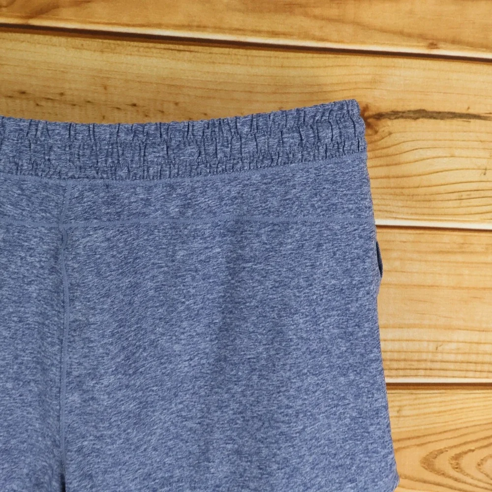 Reebok Athletic Shorts Womens 3XL Blue‎ Heathered Pockets Elastic Waist Comfort